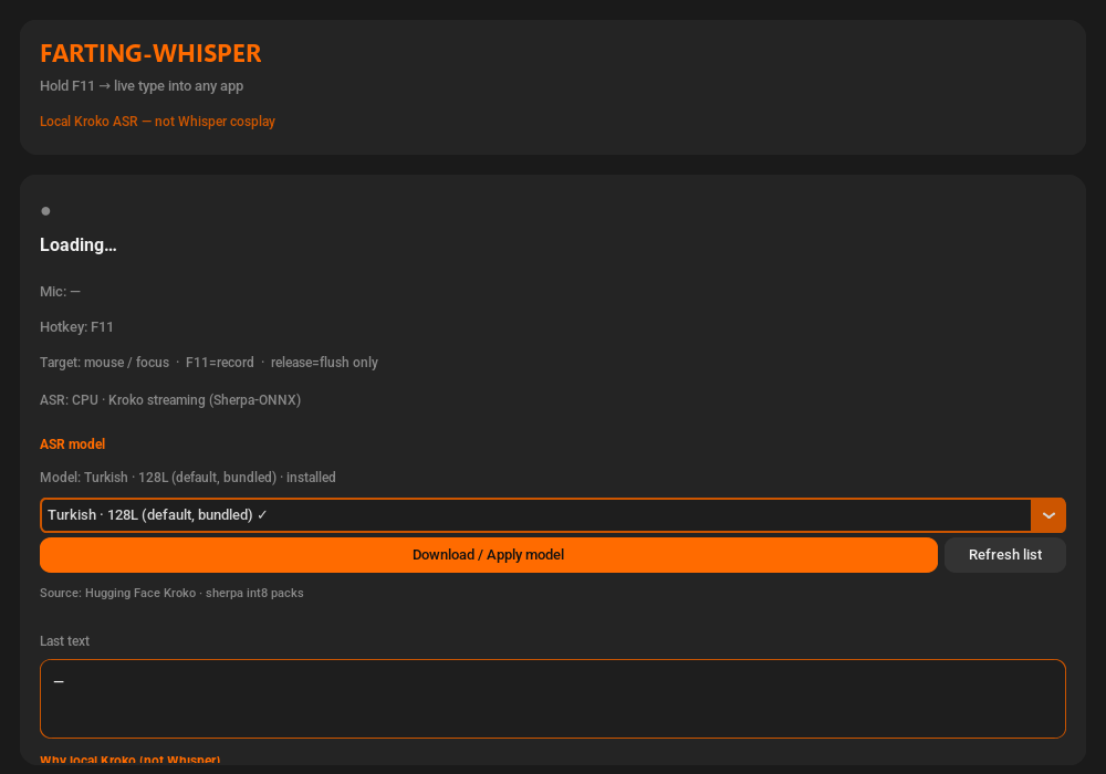 Header controls