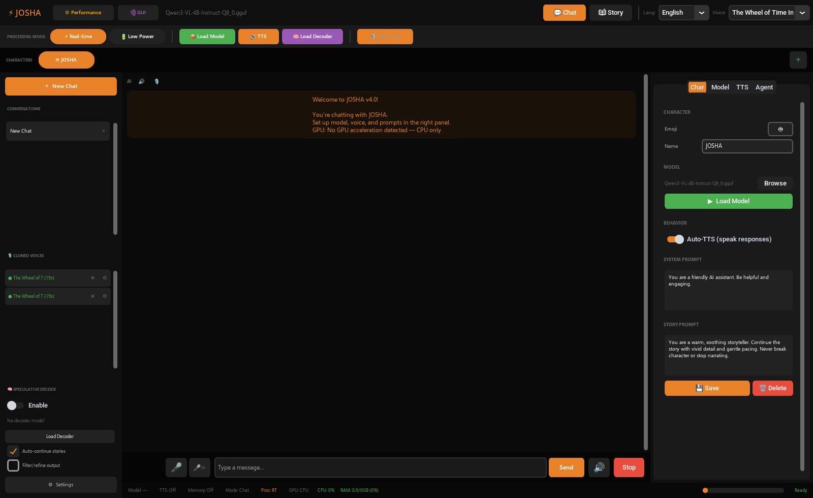 Josha chat